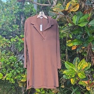James Perse Relaxed Polo Dress